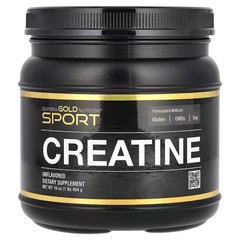 California Gold Nutrition Creatine Monohydrate Unflavored 454 г Креатин